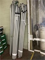 (11) 8-12ft Telescoping Aluminum Uprights
