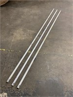 (10) 8ft Aluminum Uprights