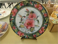 "The Imperial Hummingbird" Plate with Stand