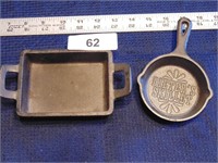 (2) Small Cast Iron Pieces