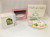 Easter /Spring Plates, Water globe (4)