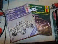 (2) Haynes Ford Pickup & Bronco, Jeep Cherokee