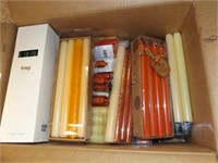 Taper Candles, mostly Fall colors, new