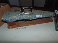 Table Top Ironing Board w/ Vintage Elect. Iron
