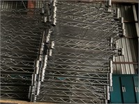 3 Uline Stainless Steel Shelving Racks See Detail