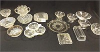 Glass Serving Type Pieces (12+)