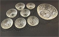 Glass Bowl 8", Fruit Bowls (7)