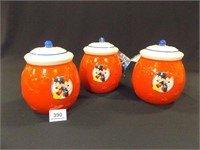 Mickey/Minnie Mouse Treat Jars (3)