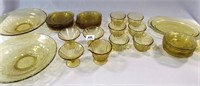 Yellow Glass Dishes, Cups (30+)