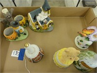 Assorted Ceramics and Bells