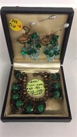 Rare Civil War Era Jade Beaded Bracelet with Rare