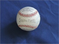 SIGNED OLD TIMERS BAEBALL W/ HALL OF FAMERS