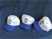 3 SIGNED RAYMOND BERRY BALTIMORE COLTS HATS