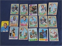 16 TOPPS FOOTBALL CARDS ROOKIES AND STARS