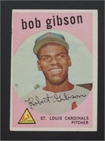 1959 TOPPS BOB GIBSON ROOKIE CARD