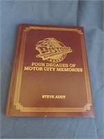 SIGNED DETROIT PISTONS LEATHER BOUND BOOK