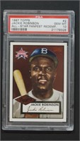 PSA 10 JACKIE ROBINSON 1997 TOPPS 1952 REDEMPTION