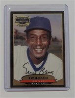 ERNIE BANKS AUTOGRAPHED CARD CERTIFIED