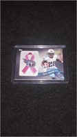 2013 Topps Chris Johnson Breast Cancer Patch