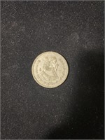 1967 Mexican Silver Peso Coin