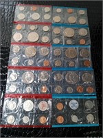 1969, 1974, 1976, 1977, and 1979 Coin Sets