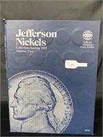 Official Whitman coin folder Jefferson nickels