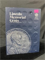 Official Whitman coin folder Lincoln memorial