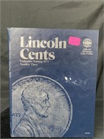 Official white mam coin folder Lincoln cents