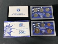 United States mint proof set 2002