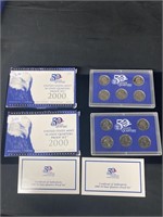 United States mint 50 state quarters proof set
