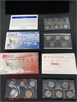 2001 United States mint uncirculated coin set