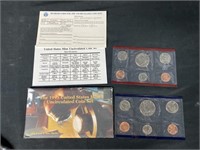 The 1995 United States uncirculated coin set w