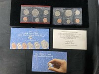 The United States mint 1991 uncirculated coin s