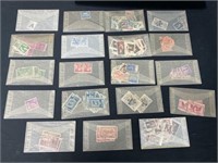 Lot of various post stamps including United
