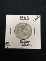 1963 United States of America liberty 25¢
