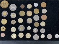 Lot of various international coins