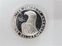 1983 U.S. Olympics Silver Coin