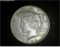 1922 No Mark Peace Silver Dollar