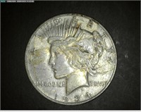 1934 - D Peace Silver Dollar
