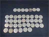 40 - 1964 and 1965 Kennedy Half Dollars