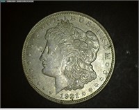 1921 No Mark Morgan Silver Dollar