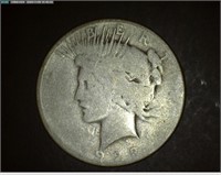 1923 No Mark Peace Silver Dollar