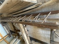 14ft Wood Extension Ladder