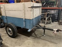 Utility Trailer with High and Low Sides