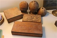 Pyrography Boxes & Coconut Shells