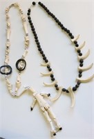 Bone, Shell, Seed, & Horn Necklaces