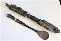 Carved African Spoon & Fetish