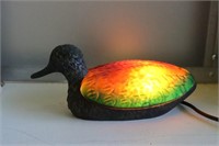 Resin & Glass Duck Lamp