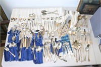 Large Lot of Silver Plate Flatware