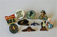Vintage Pins. Hamms Beer. Detroit Lions